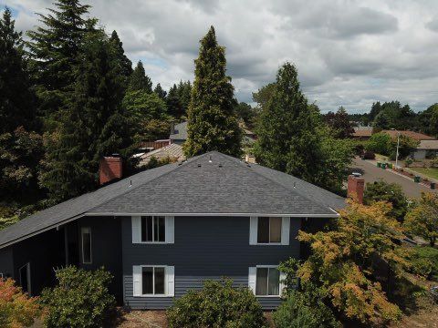 New roofing installed