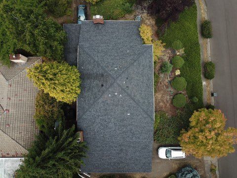 New roofing installed