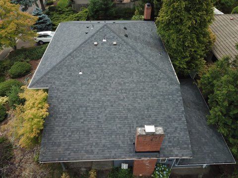 New roofing installed