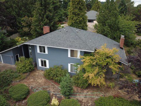 New roofing installed