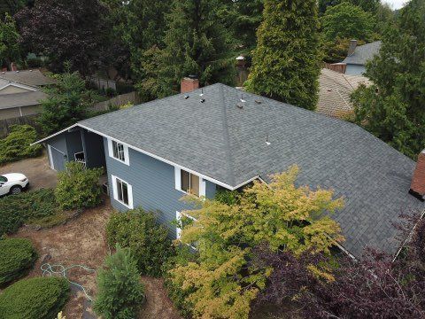 New roofing installed