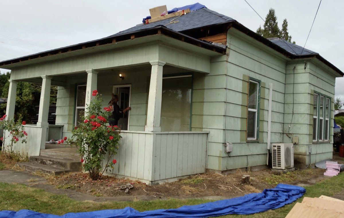 Old roofing and siding