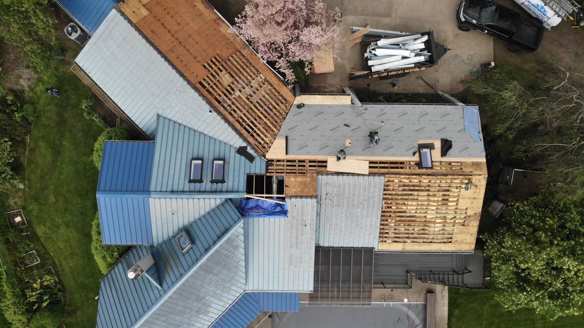 Roof Installation Before