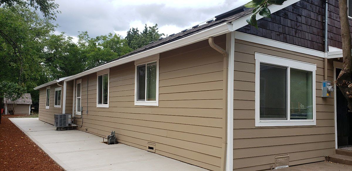 New roofing installed