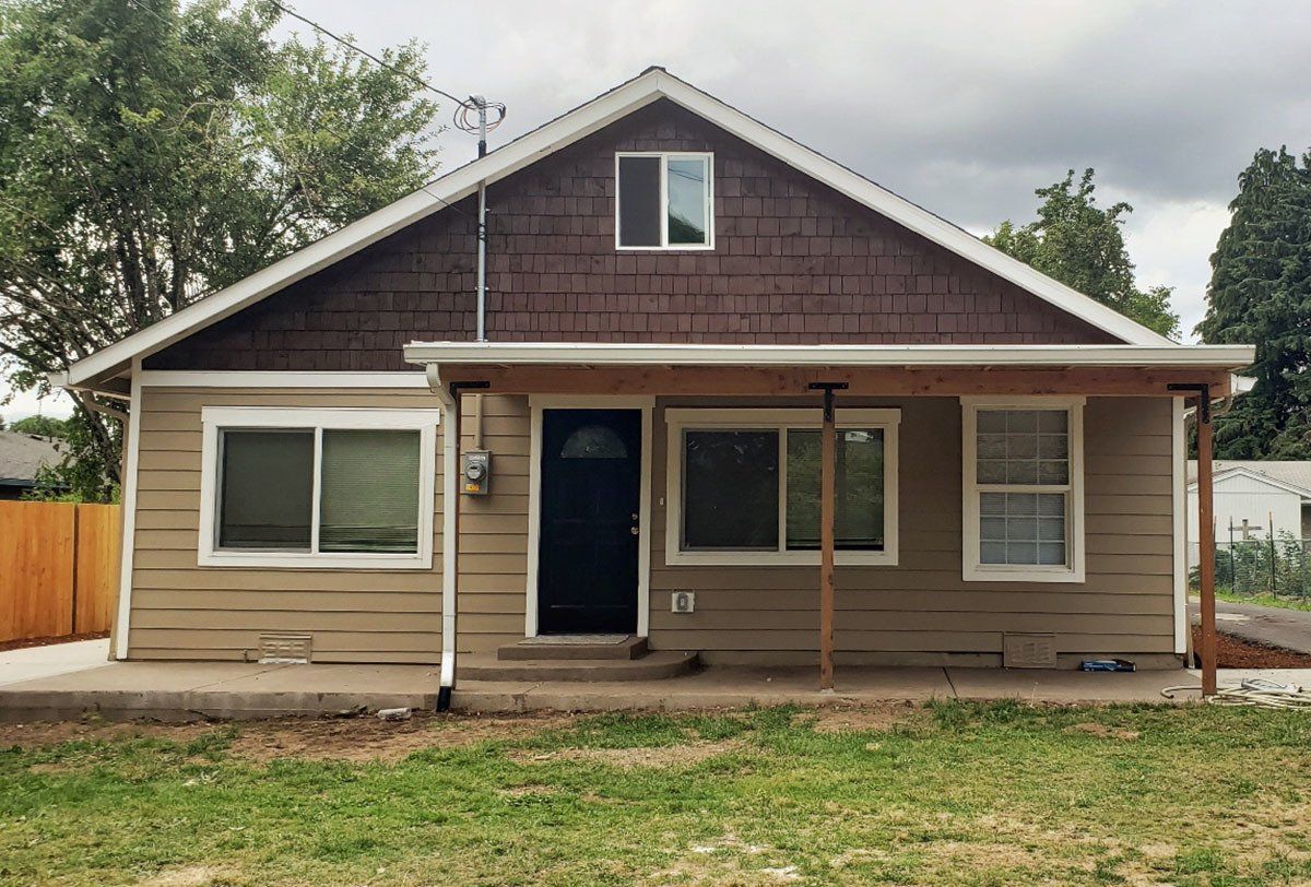 New roofing installed