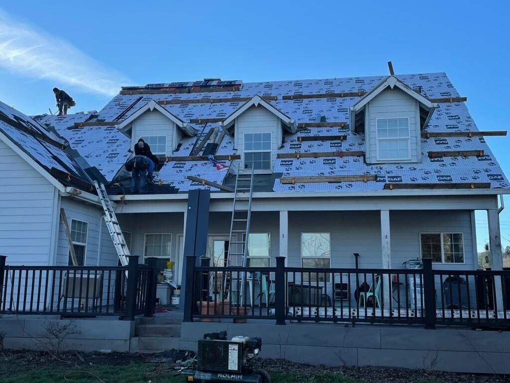 Residential roofing construction