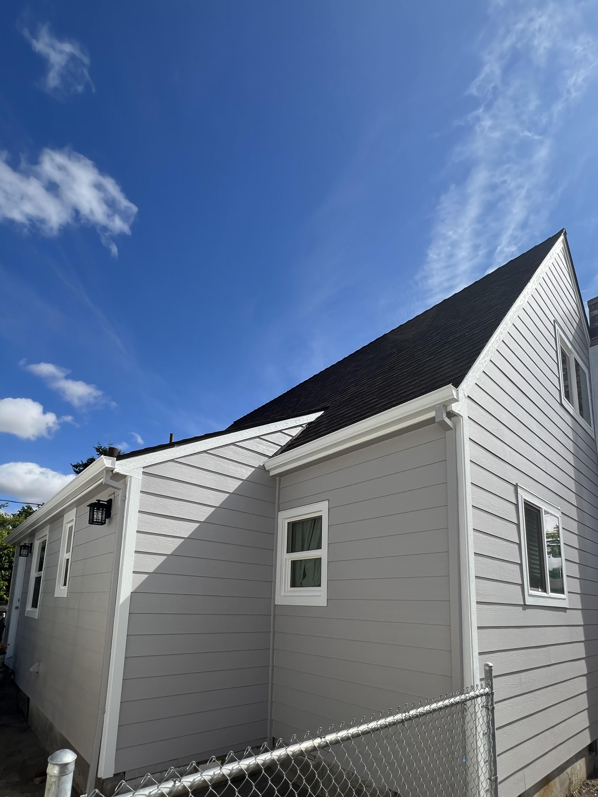 Siding project after photo