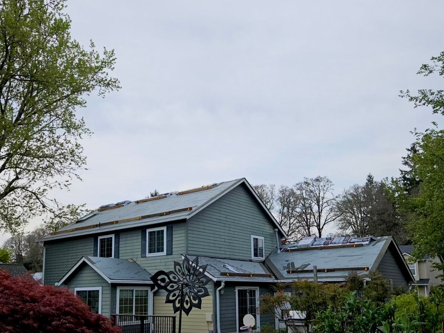 Roof during renovation