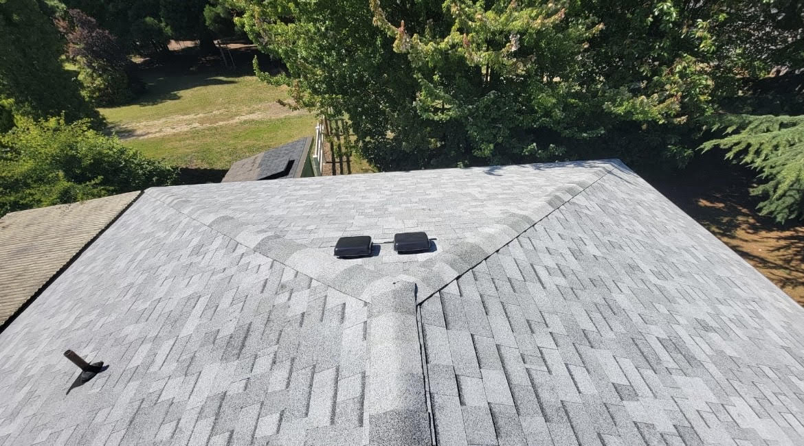 light gray roof