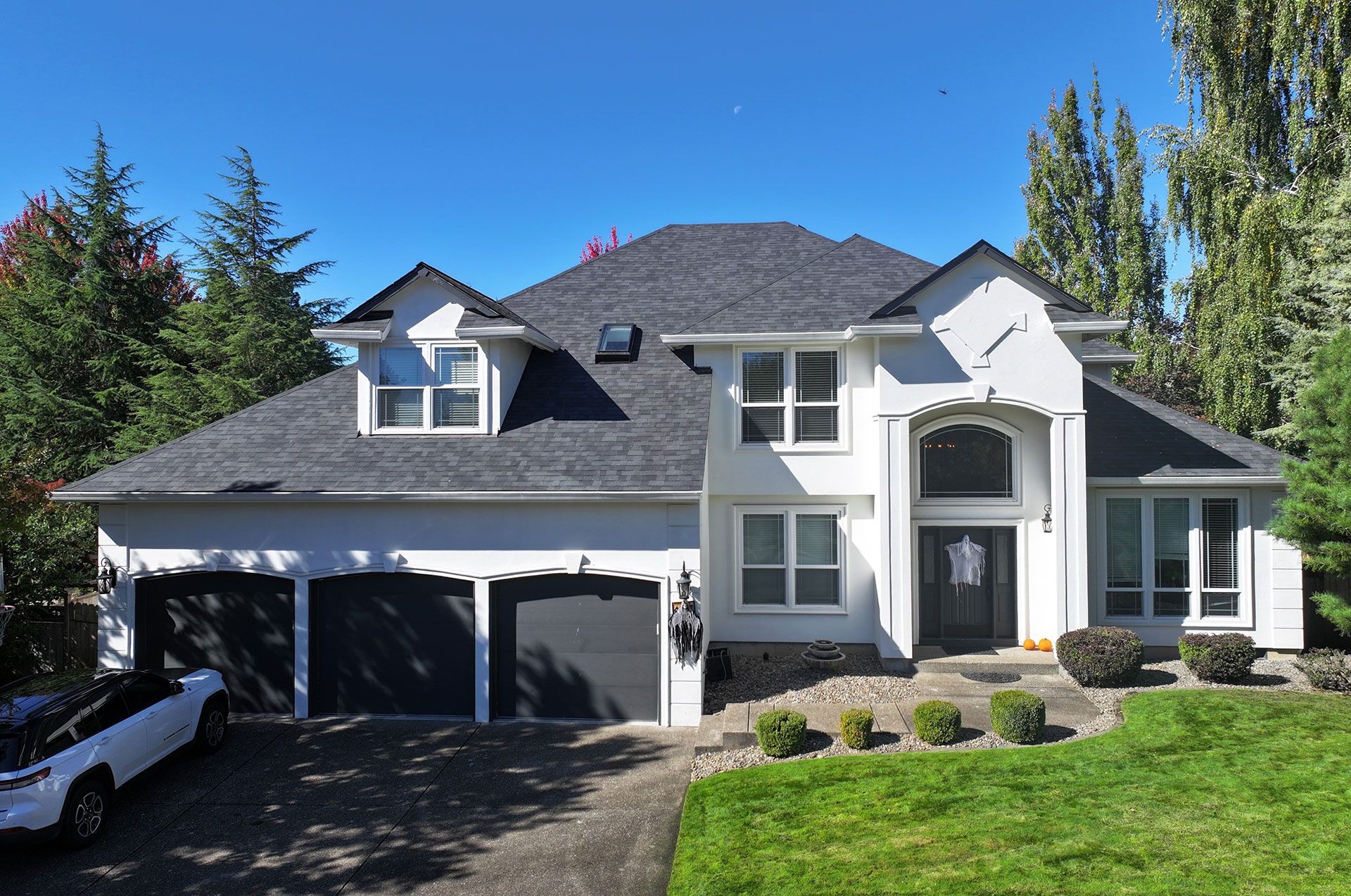 after remodeling front house