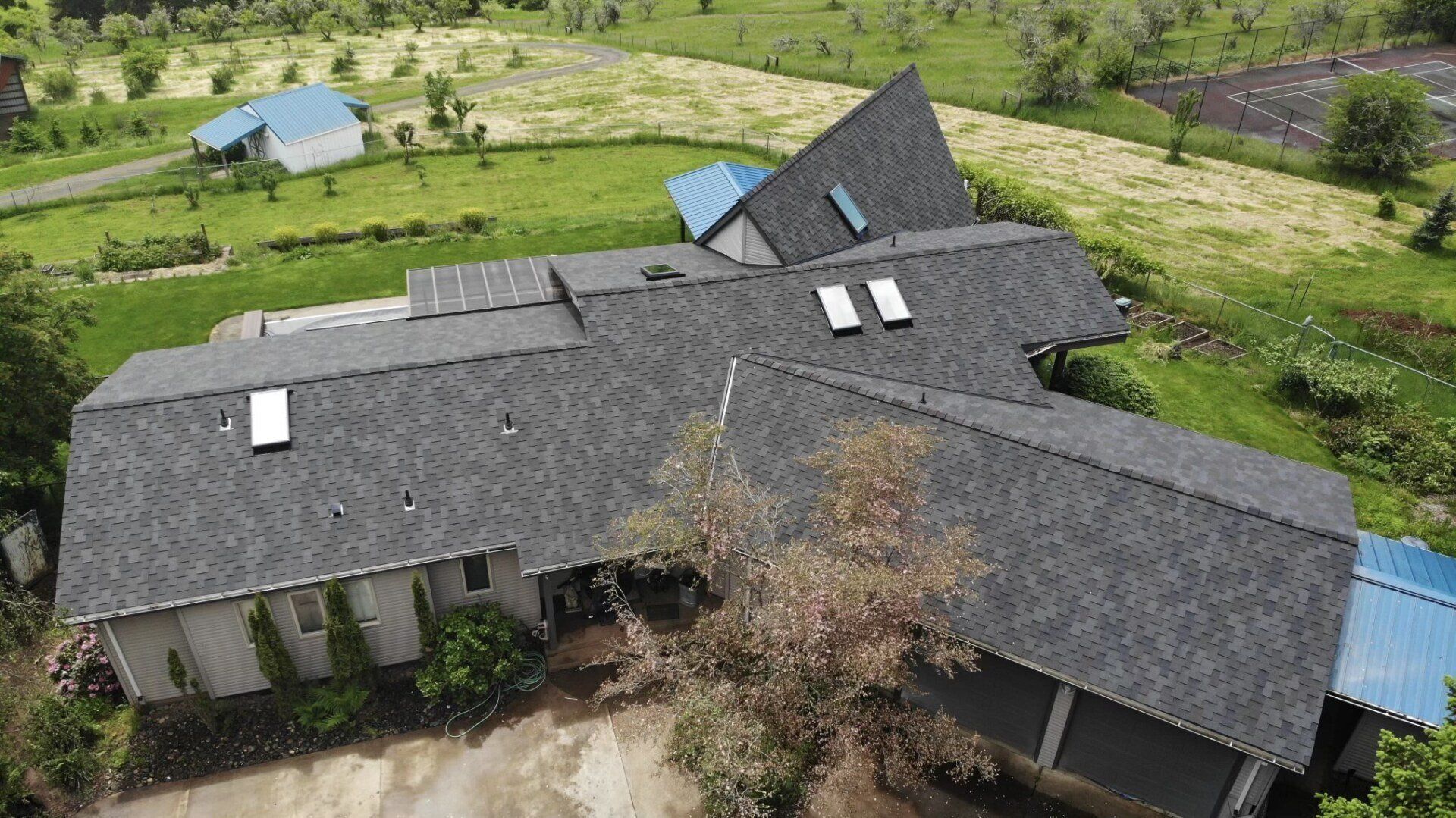 Roofing after renovation