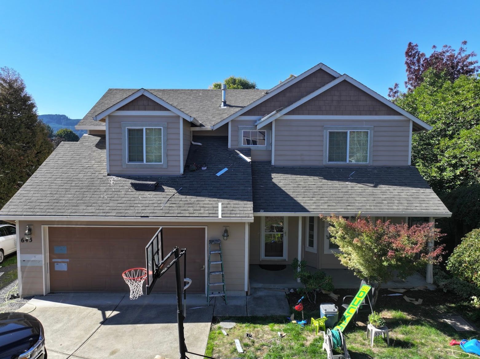 residential roof before