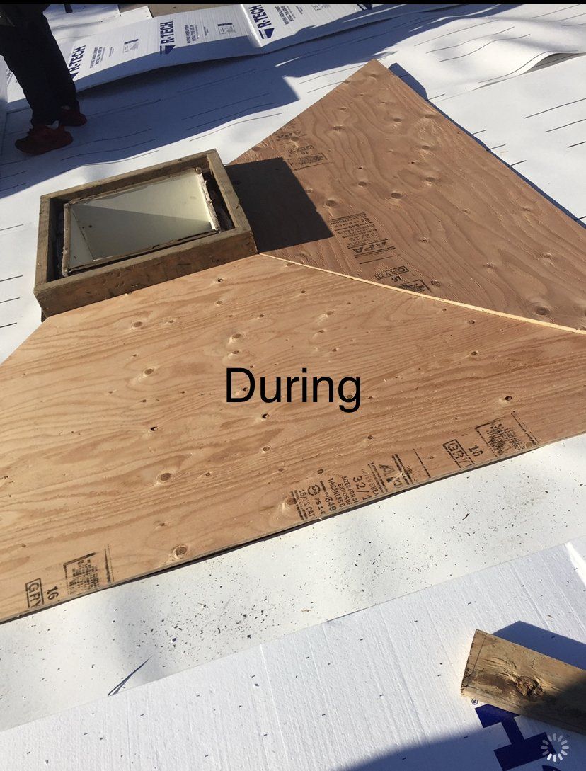 TPO roof installation