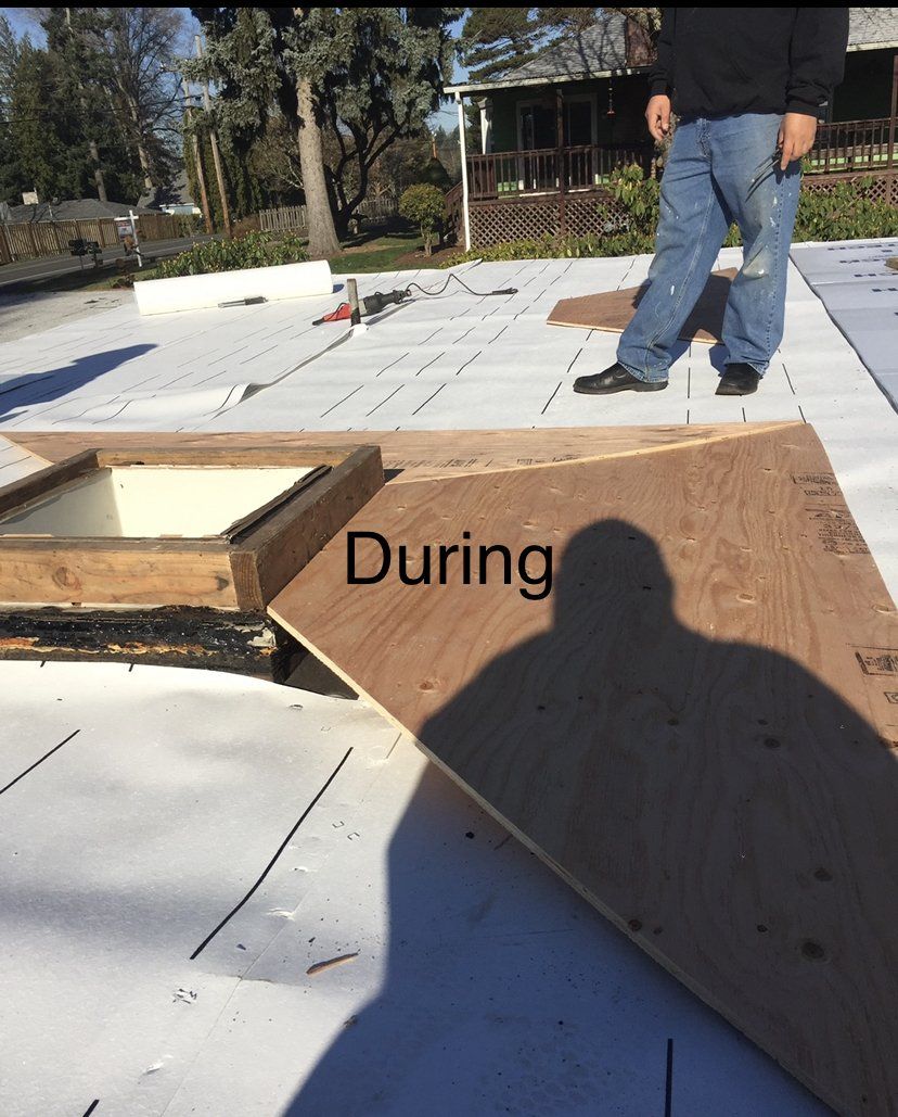 TPO roof installation