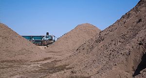 Sand quarry