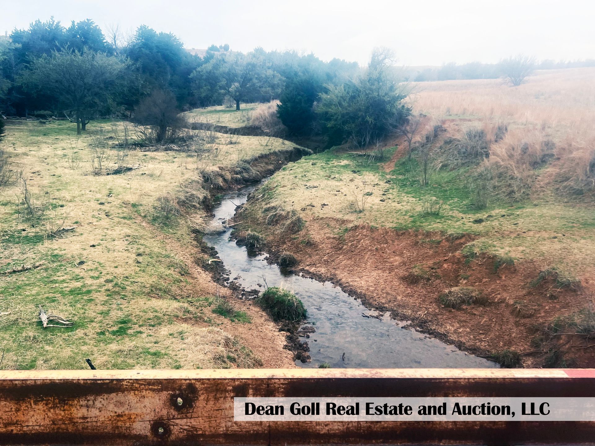 A part of land divided by a river