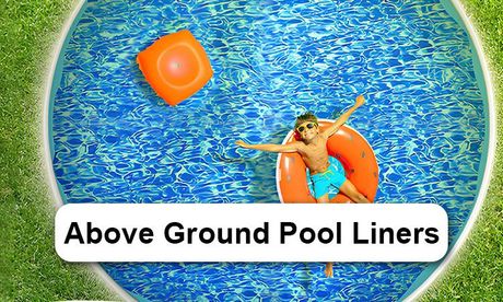 A boy is floating on a raft in a swimming pool.