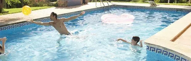 People playing in pool