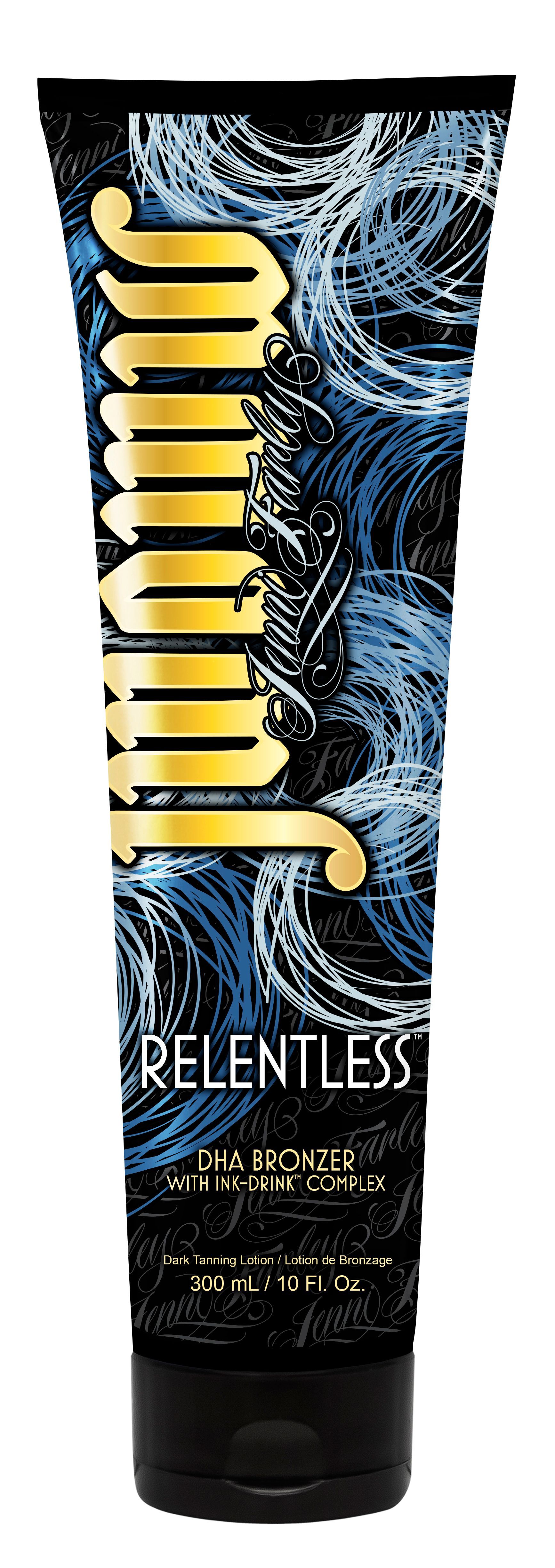 Tube of skincare product with gold lettering 