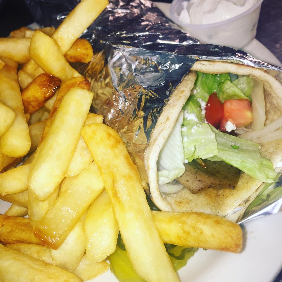 Wrap and Fries