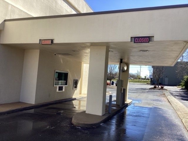 Drive thru area - after pressure washing service