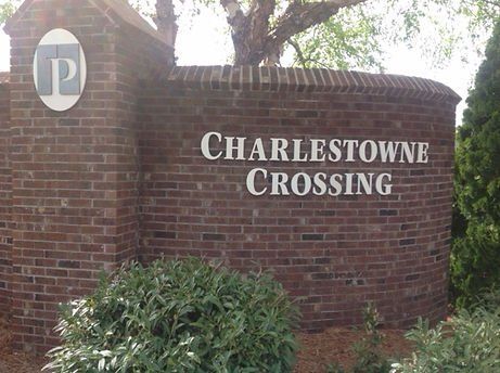 cleaned town signage