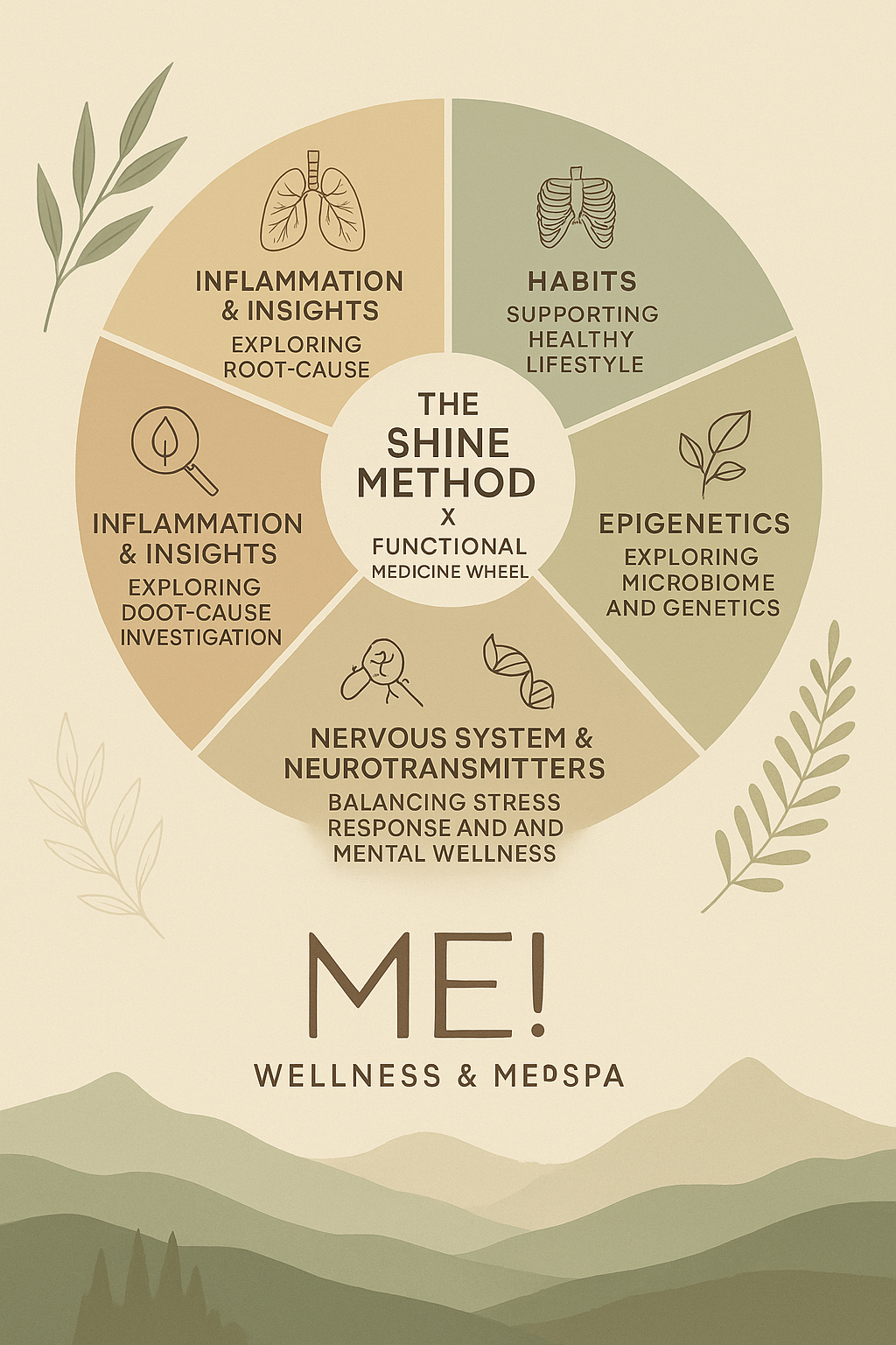 The Shine Method Functional Medicine Wheel