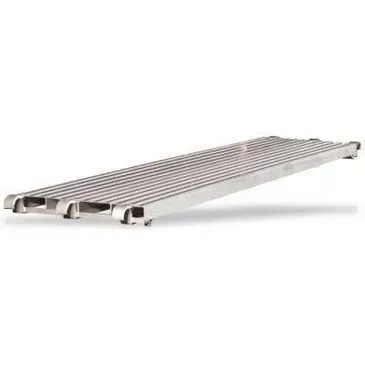 Aluminum scaffold plank.