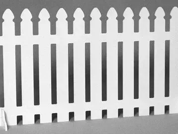 White picket fence.