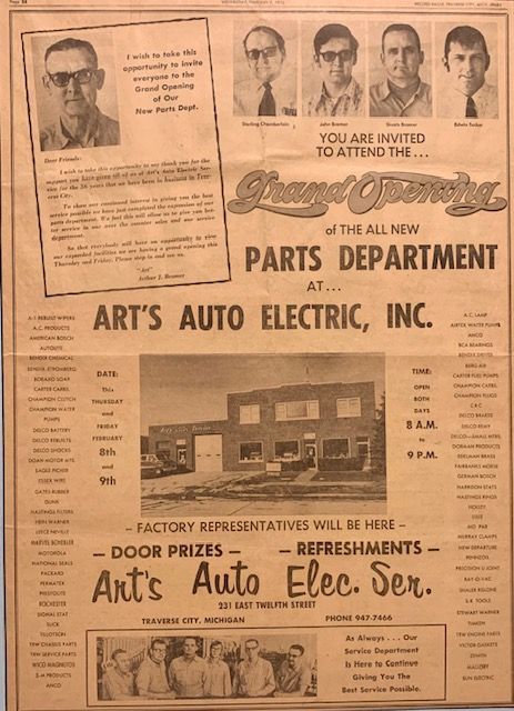 An old newspaper advertisement