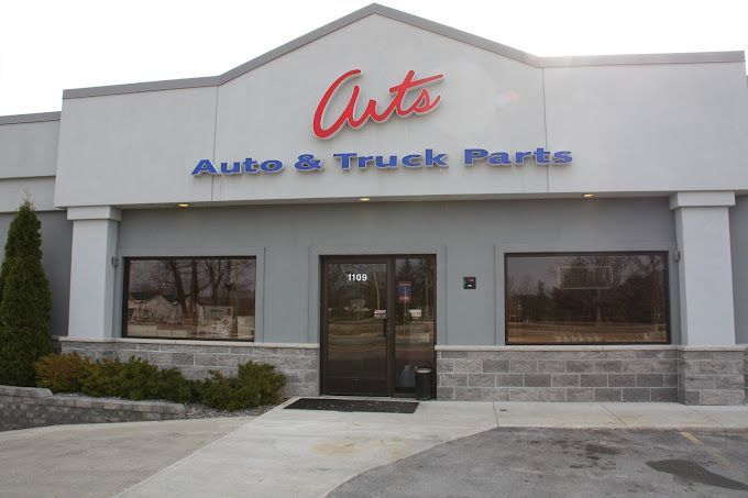 A building that says auto and truck parts on it