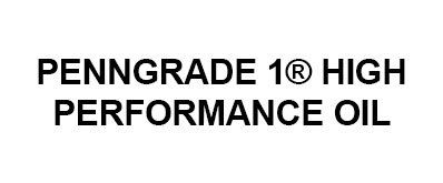 PennGrade 1® High Performance Oil