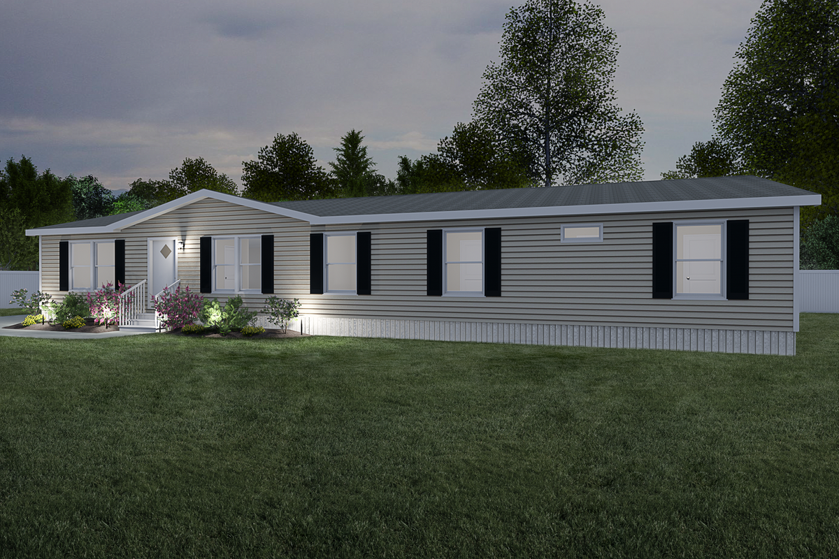 The The Bayside  32X72 Home Model. Available at Windham Homes.