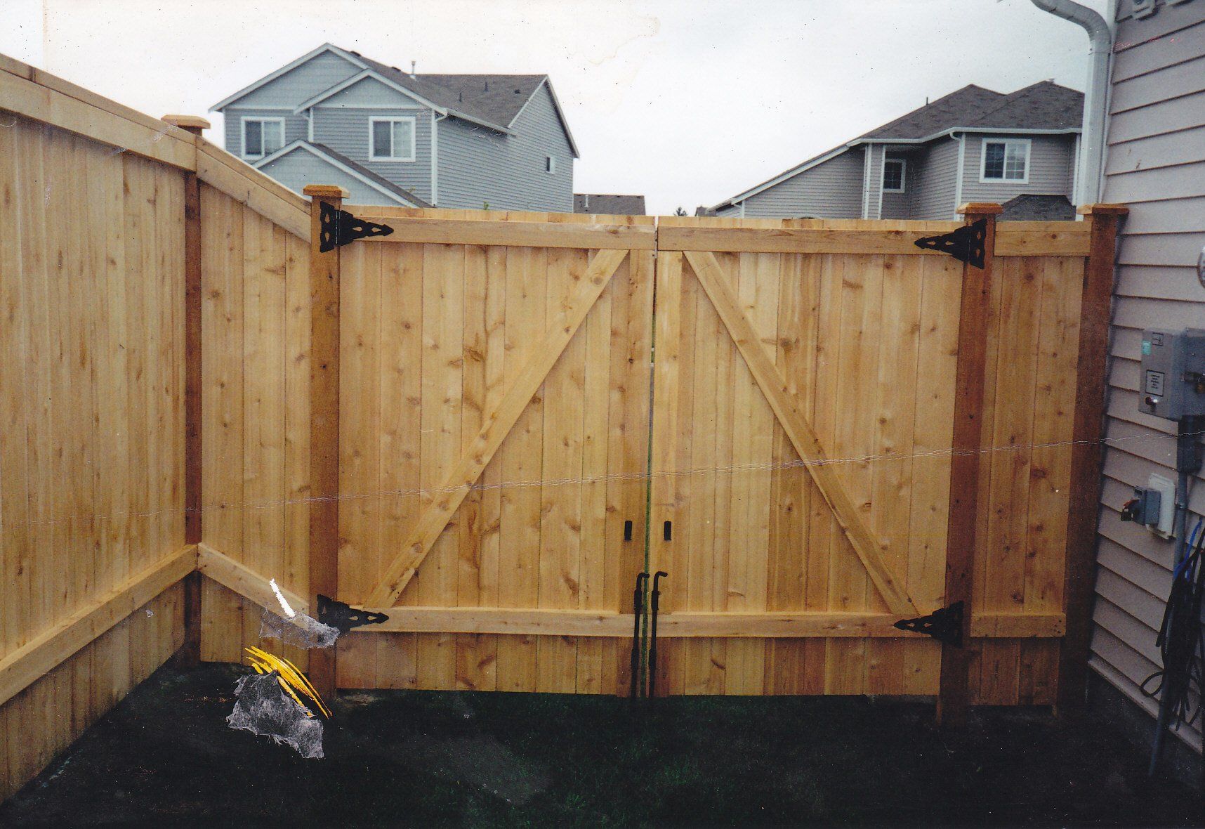 Cedar fence