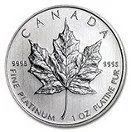 Canadian maple leaf coin with “CANADA” and “FINE SILVER 1 OZ ARGENT PUR” around the edge