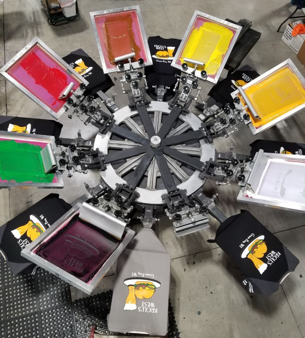 Screen printing machine