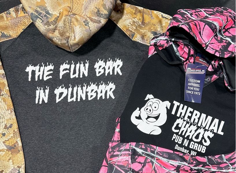 Screen printed apparels