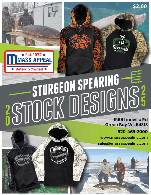 A flyer for sturgeon spearing stock designs
