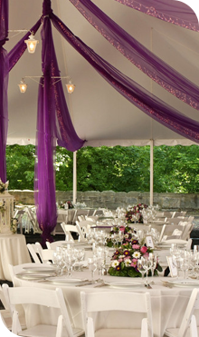 Wedding event tent