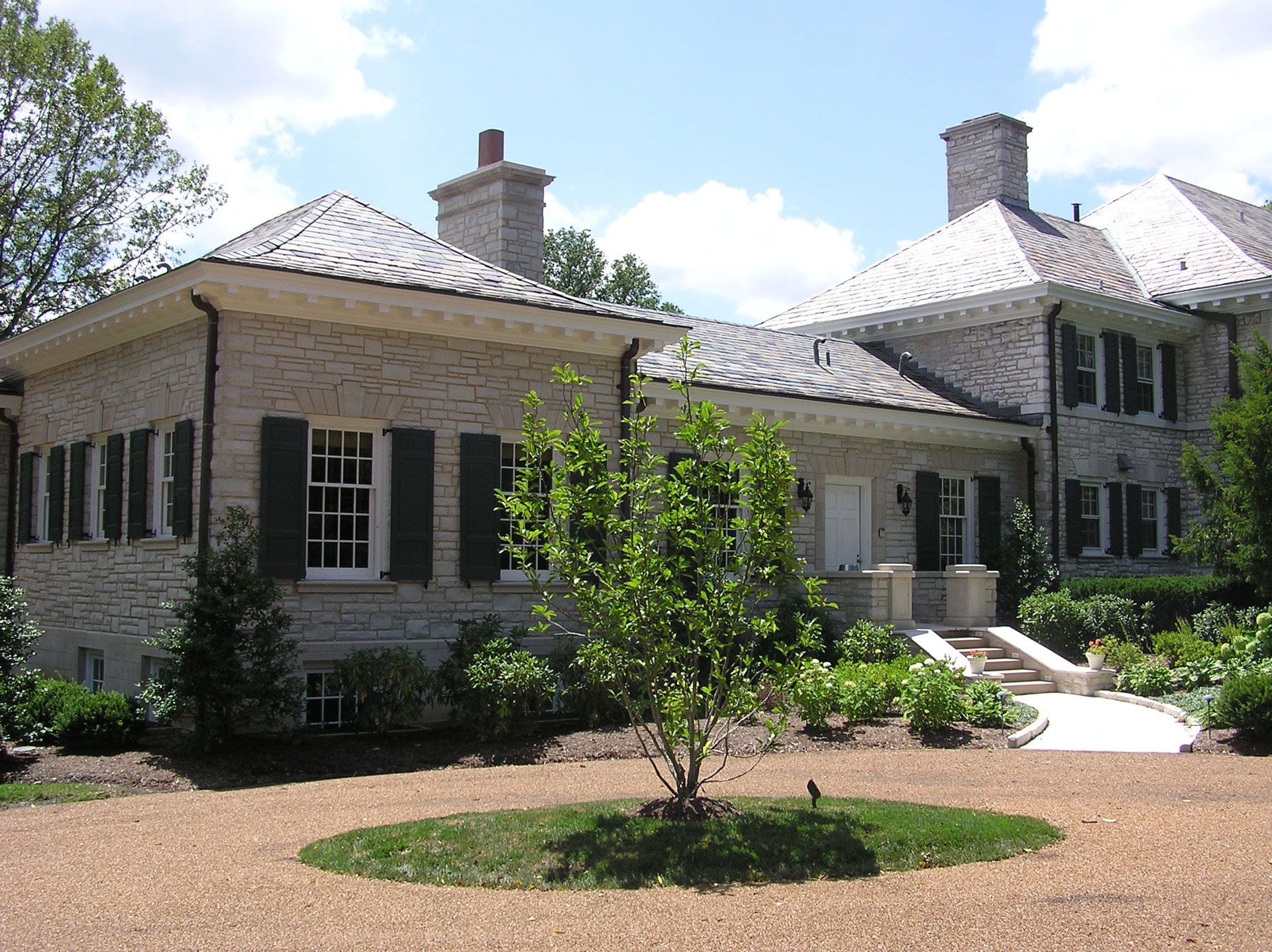 Newly completed exterior project