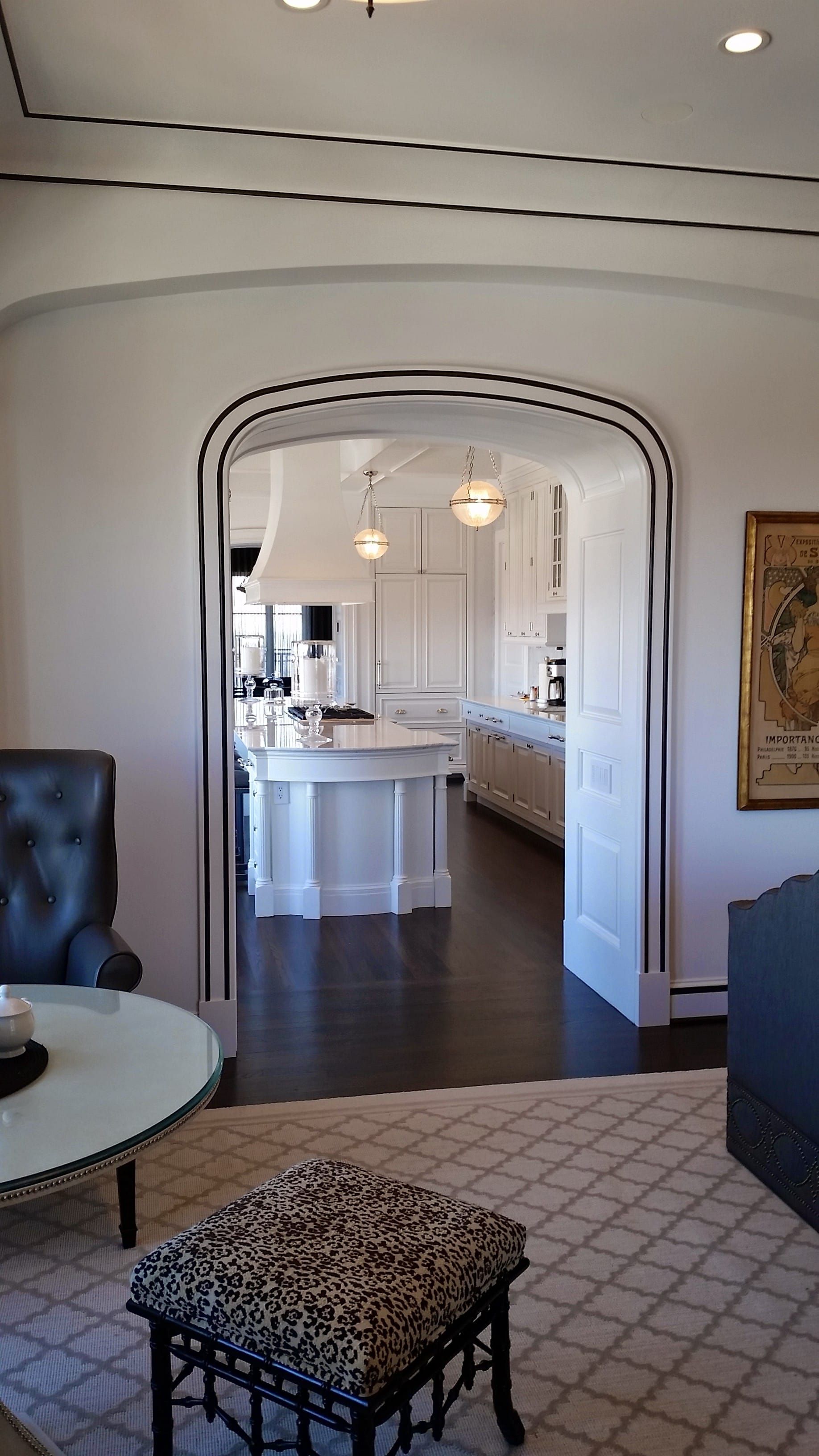 New remodeling - entrance to kitchen from living room