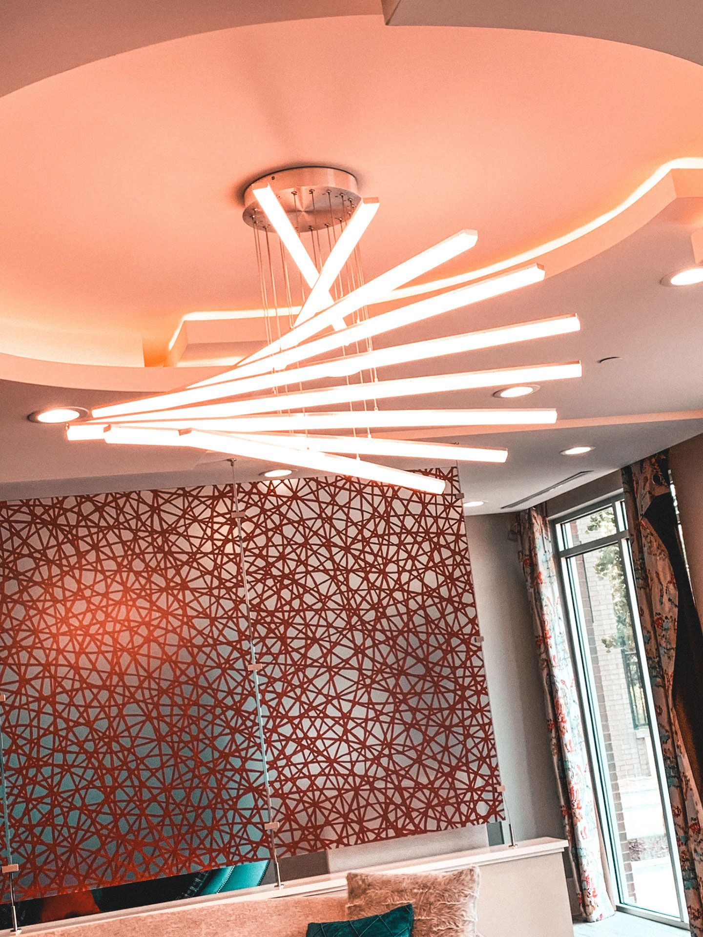 beautiful lighting installation