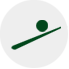Pool cue and ball icon