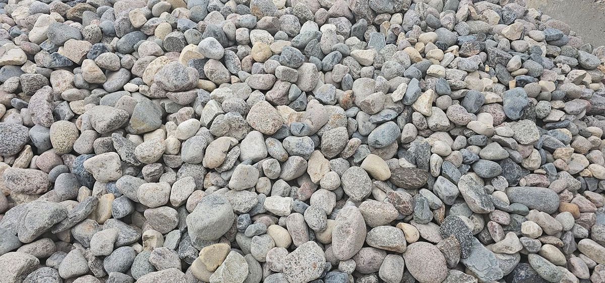 gray tone river rocks