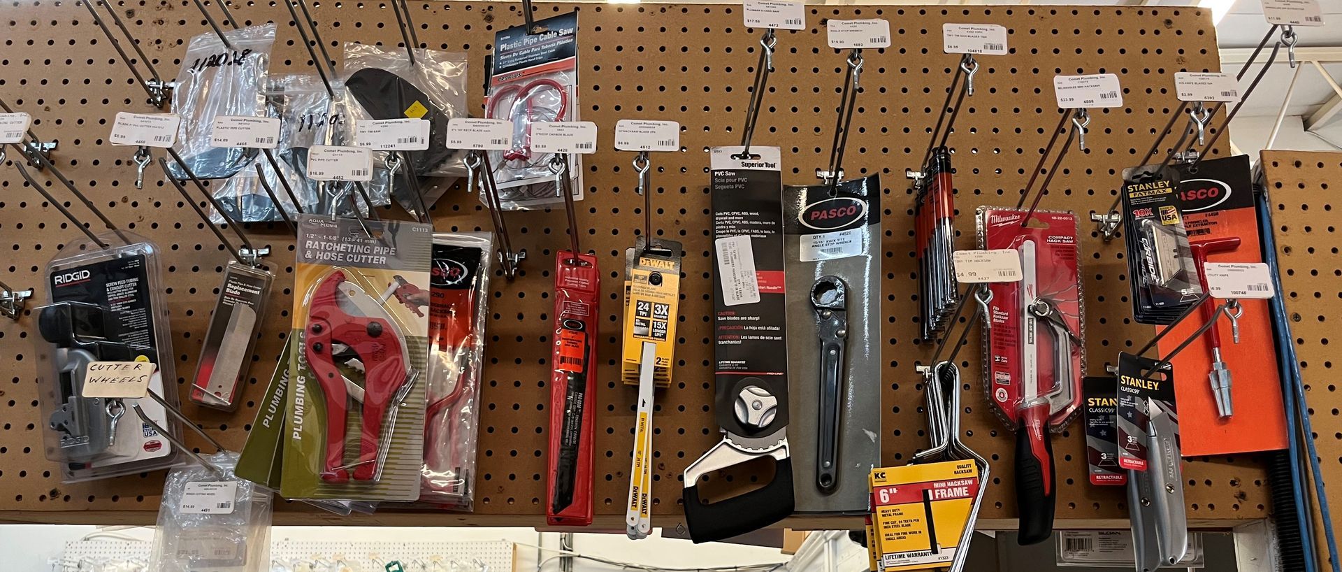 General plumber tools