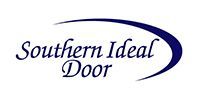Southern Ideal Door logo in blue script on a white background