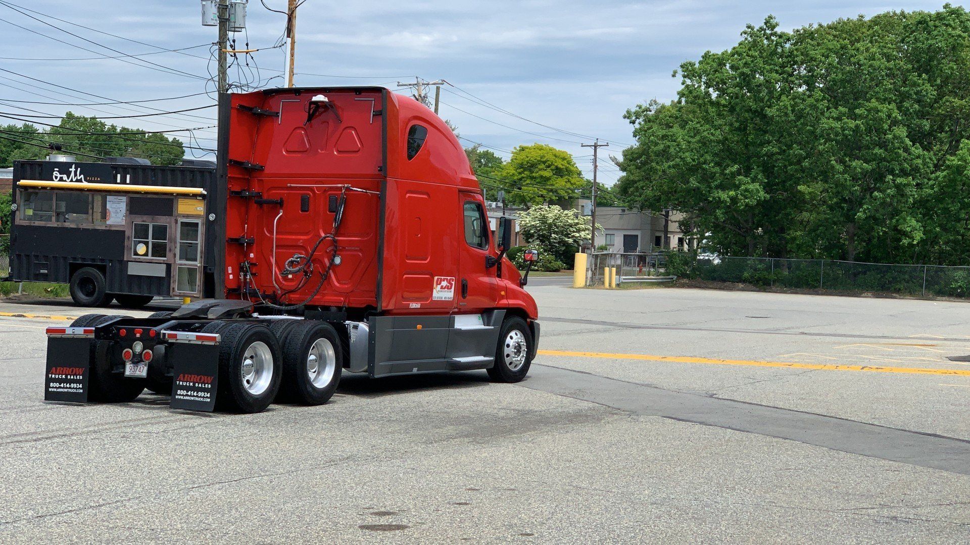 Trailer washing service