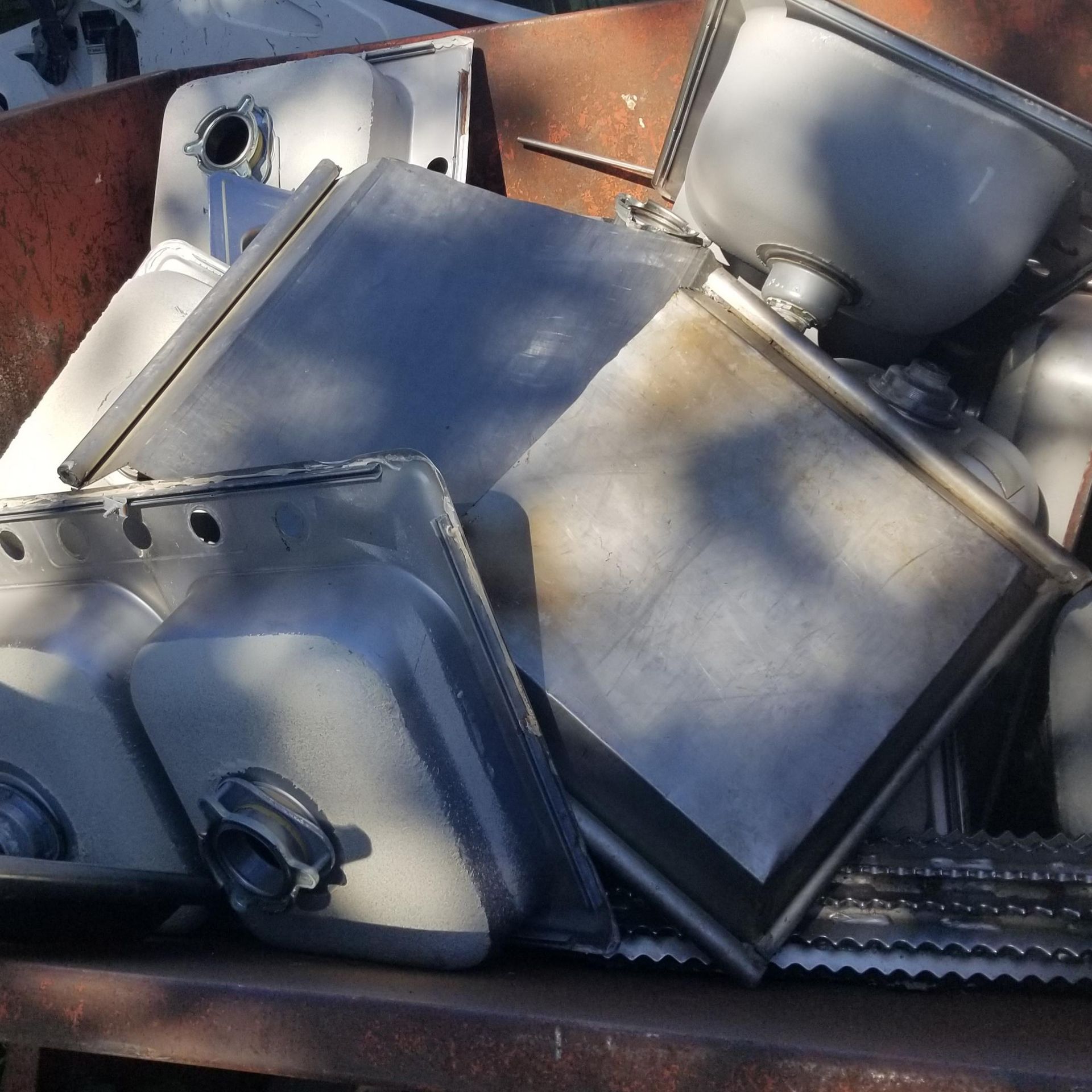 Dirty Stainless Steel Un-Prepared