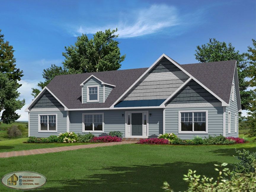 A rendering of a house with a lot of windows