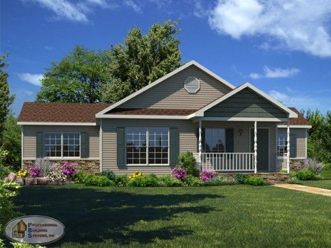 An artist 's impression of a house with a porch